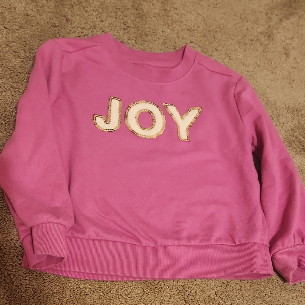 Cat & Jack "Joy" Sweatshirt- XS(4/5)